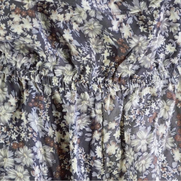 NWT Blu Moon Floral Ruffle Short Romper Sz 2 - Picture 3 of 8